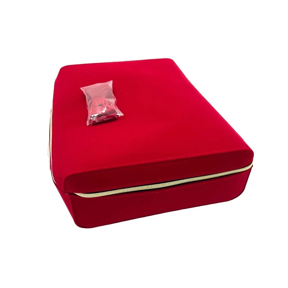 Estee Lauder‎ Red Velvet Like Beauty Makeup Bag Travel Case New